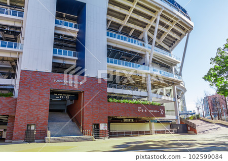 【神奈川的都市風光】橫濱體育場 102599084