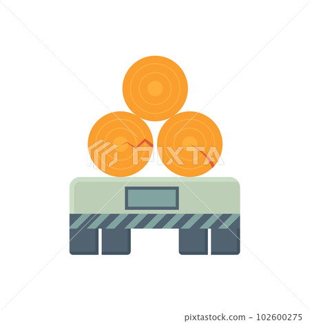 Log transportation vector icon design. 102600275