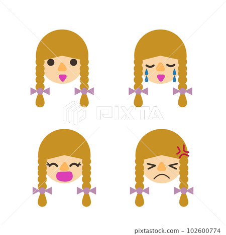 Girl's normal, laugh, cry, get angry 102600774