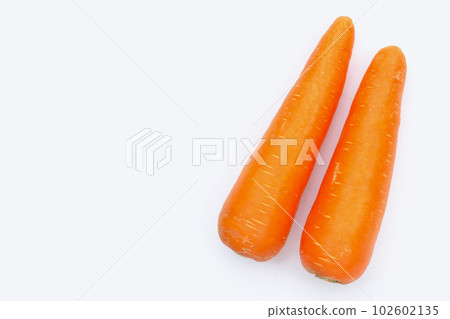 Carrot on a white background. 102602135