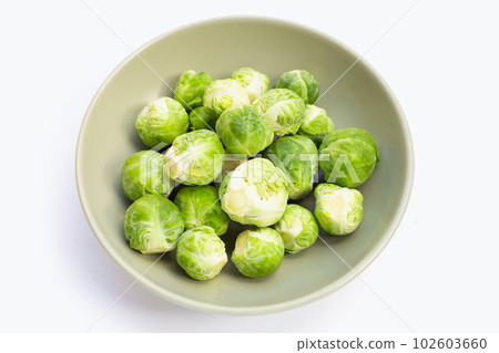 Fresh brussels sprouts. Organic vegetables 102603660