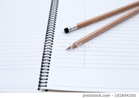 Pencils on paper. Copy space Pencils on paper. Copy space 102604108