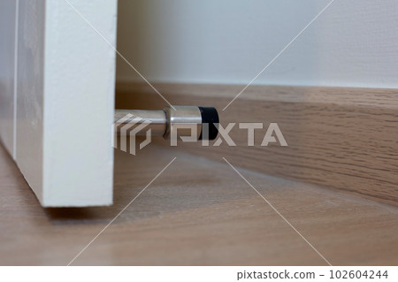 White door with door stopper White door with door stopper 102604244