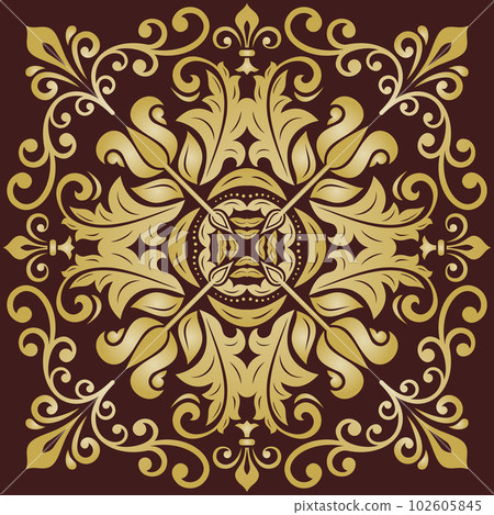 Oriental Abstract Pattern 102605845