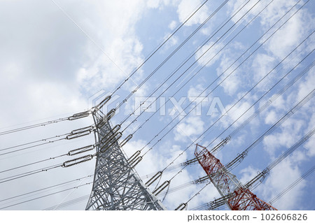 Power transmission tower Power transmission tower 102606826