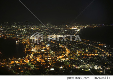 Night view seen from Mt. Hakodate Night view seen from Mt. Hakodate 102608114