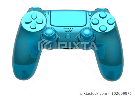 Realistic video game joystick in trendy style glassmorphism or frosted glass Realistic video game joystick in trendy style glassmorphism or frosted glass 102609975