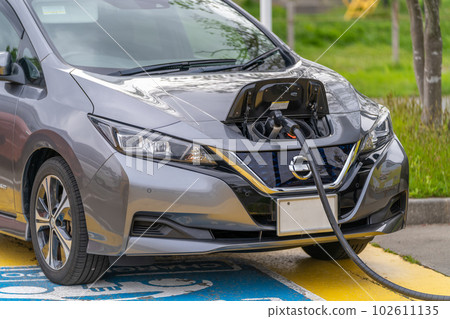Electric vehicle EV charging spot Rapid charging facility EV QUICK CHARGER Electric vehicle EV charging spot Rapid charging facility EV QUICK CHARGER 102611135