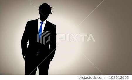 man in suit silhouette company business businessman office work professional man in suit silhouette company business businessman office work professional 102612605