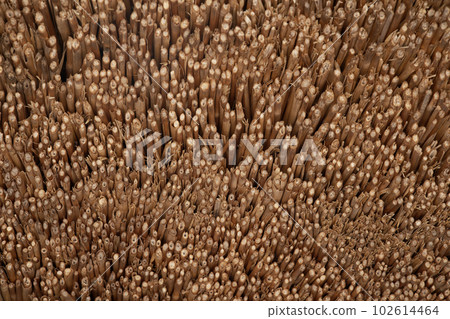 A group photo of overlapping cross-sections of thatched roofs A group photo of overlapping cross-sections of thatched roofs 102614464