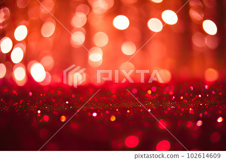 Festive Red Glitter Bokeh Background for Christmas and Valentine's Day Celebration. created with Generative AI Festive Red Glitter Bokeh Background for Christmas and Valentine's Day Celebration. created with Generative AI 102614609