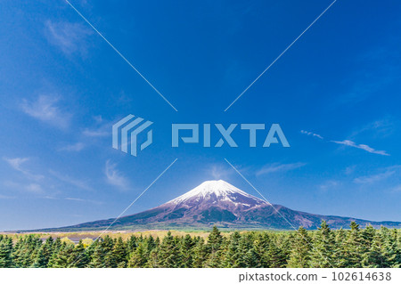 (山梨縣)從富士山雷達圓頂博物館看到的富士山 (山梨縣)從富士山雷達圓頂博物館看到的富士山 102614638