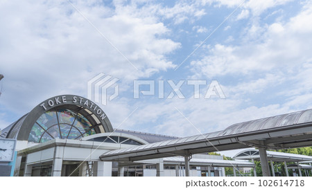 [千葉縣] JR外房線土計站南口外觀 102614718