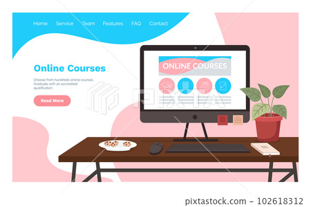Online courses, video tutorial, distance training, e-learning. Web service for learning lessons Online courses, video tutorial, distance training, e-learning. Web service for learning lessons 102618312