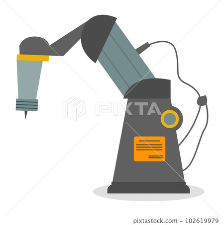 Industrial robot with needle, robotic mechanism, device for automatic production, factory equipment 102619979