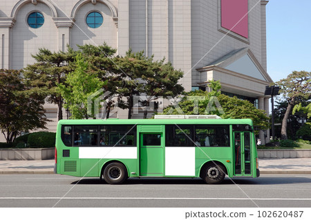 bus, car, building 102620487