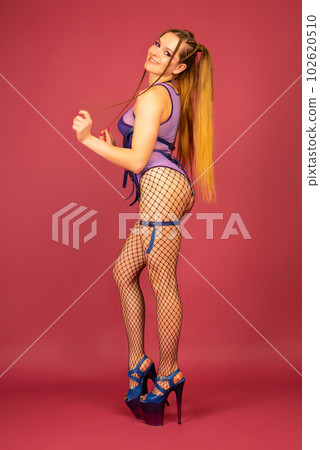 Dancing for adults. Image of sexy pole dancer 102620510