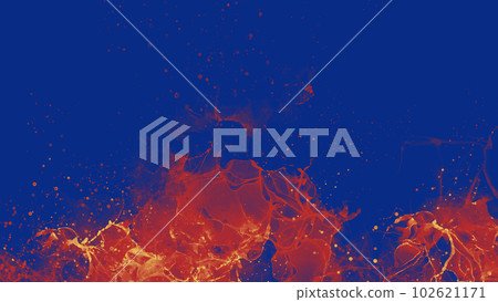 Flame-like abstract illustration material Flame-like abstract illustration material 102621171