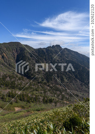 從穗高山延伸至前穗高的山脊線 從穗高山延伸至前穗高的山脊線 102622120