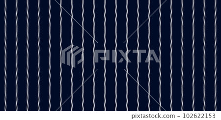 Pinstripe dark blue and white seamless pattern with narrow lines 102622153