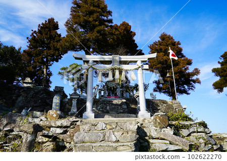 Torii seen from the front of Kuratake Shrine in Amakusa, Kumamoto Prefecture Part 2 102622270