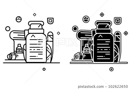 shopping receipt Icon vector,shopping receipt Icon illustration,shopping receipt Icon silhouette,shopping receipt Icon vector bundle 102622650
