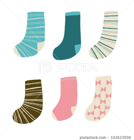 多彩的襪子 102623936