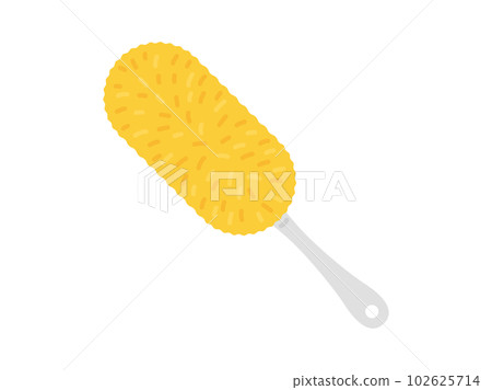 Illustration of a yellow handy wiper 102625714