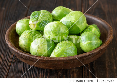Fresh Brussels sprouts Fresh Brussels sprouts 102627952