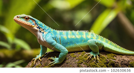 Lizard in wild jungle Lizard in wild jungle 102630636