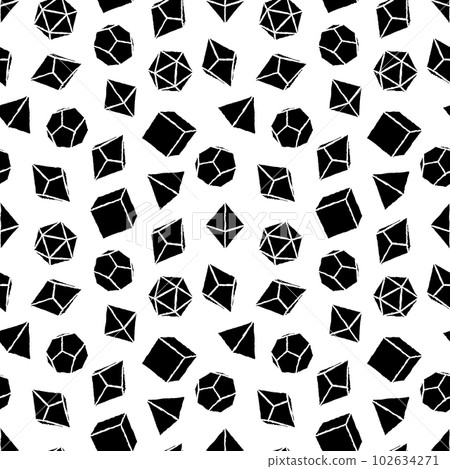 Seamless pattern of dice for board games. Seamless pattern of dice for board games. 102634271
