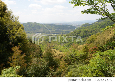 Kaijusenji Temple, the view from the observatory, Kamocho, Kizugawa City, Kyoto Prefecture Kaijusenji Temple, the view from the observatory, Kamocho, Kizugawa City, Kyoto Prefecture 102637389