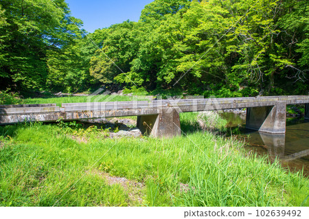 鹽澤環水橋、月川、新綠景色、武藏的小京都 102639492