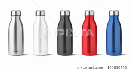 Reusable Water Bottle Vector Illustration Stock Illustration