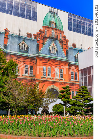 Hokkaido Sapporo City Former Hokkaido Government Office Building under renovation 102640102