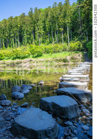 嵐山溪谷、踏腳石橋、月川、武藏的小京都 102642308