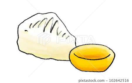 奶酪手繪插畫 102642516