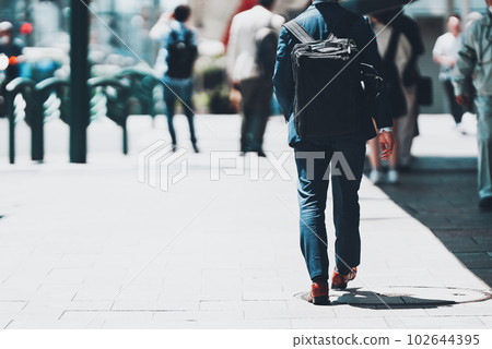 Back view of a businessman Business image 102644395