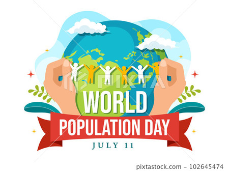 World Population Day Vector Illustration on 11th July To Raise Awareness Of Global Populations Problems in Flat Cartoon Hand Drawn Templates World Population Day Vector Illustration on 11th July To Raise Awareness Of Global Populations Problems in Flat Cartoon Hand Drawn Templates 102645474