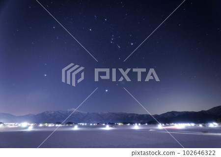 Starry sky of Ohno city 102646322