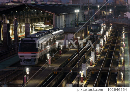 Night train depot Aichi train ward 102646364