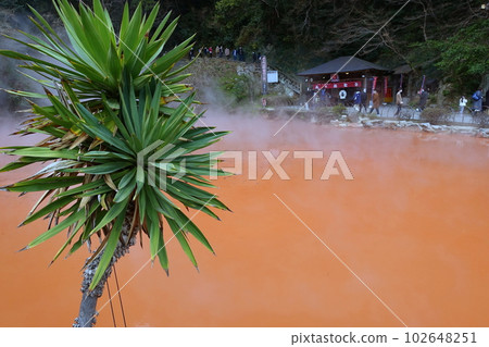 Beppu blood pond hell Beppu blood pond hell 102648251