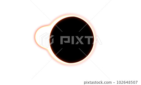 Sun Solar Eclipse the Moon in Space Isolated Transparent Alpha PNG Sun Solar Eclipse the Moon in Space Isolated Transparent Alpha PNG 102648507