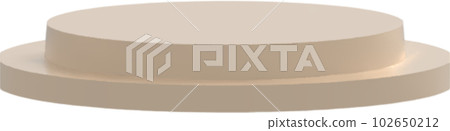 3d realistic podium 102650212