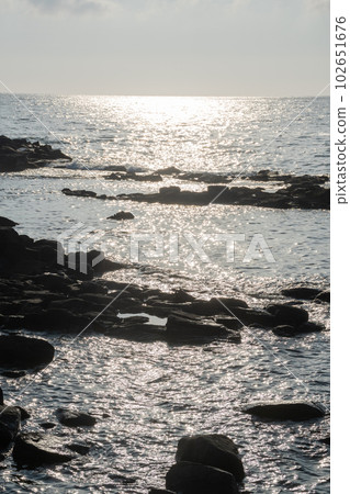 Shining sea reflecting sunlight Shining sea reflecting sunlight 102651676