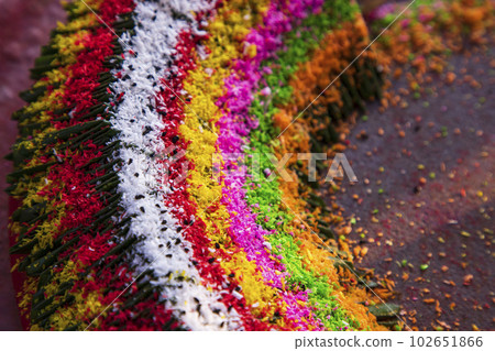 Decorated Bangladeshi Traditional garnish Colorful masala kasturi paan or betel leaf Decorated Bangladeshi Traditional garnish Colorful masala kasturi paan or betel leaf 102651866