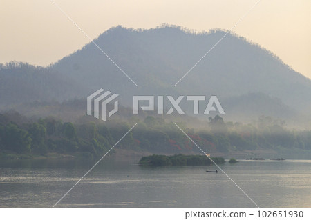 Breathtaking and impressive landscape in Luang Prabang, Laos. High-quality photo 102651930