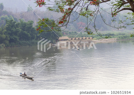 Breathtaking and impressive landscape in Luang Prabang, Laos. High-quality photo 102651934