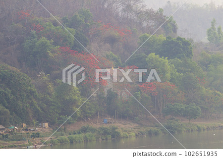 Breathtaking and impressive landscape in Luang Prabang, Laos. High-quality photo 102651935