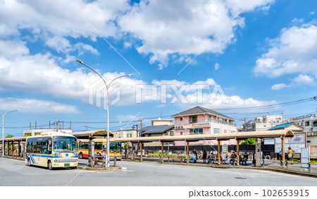 Urban landscape of Asahi Ward, Yokohama Tsurugamine Station 102653915